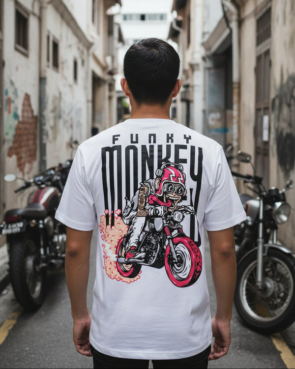 FM Biker T-Shirt (White)