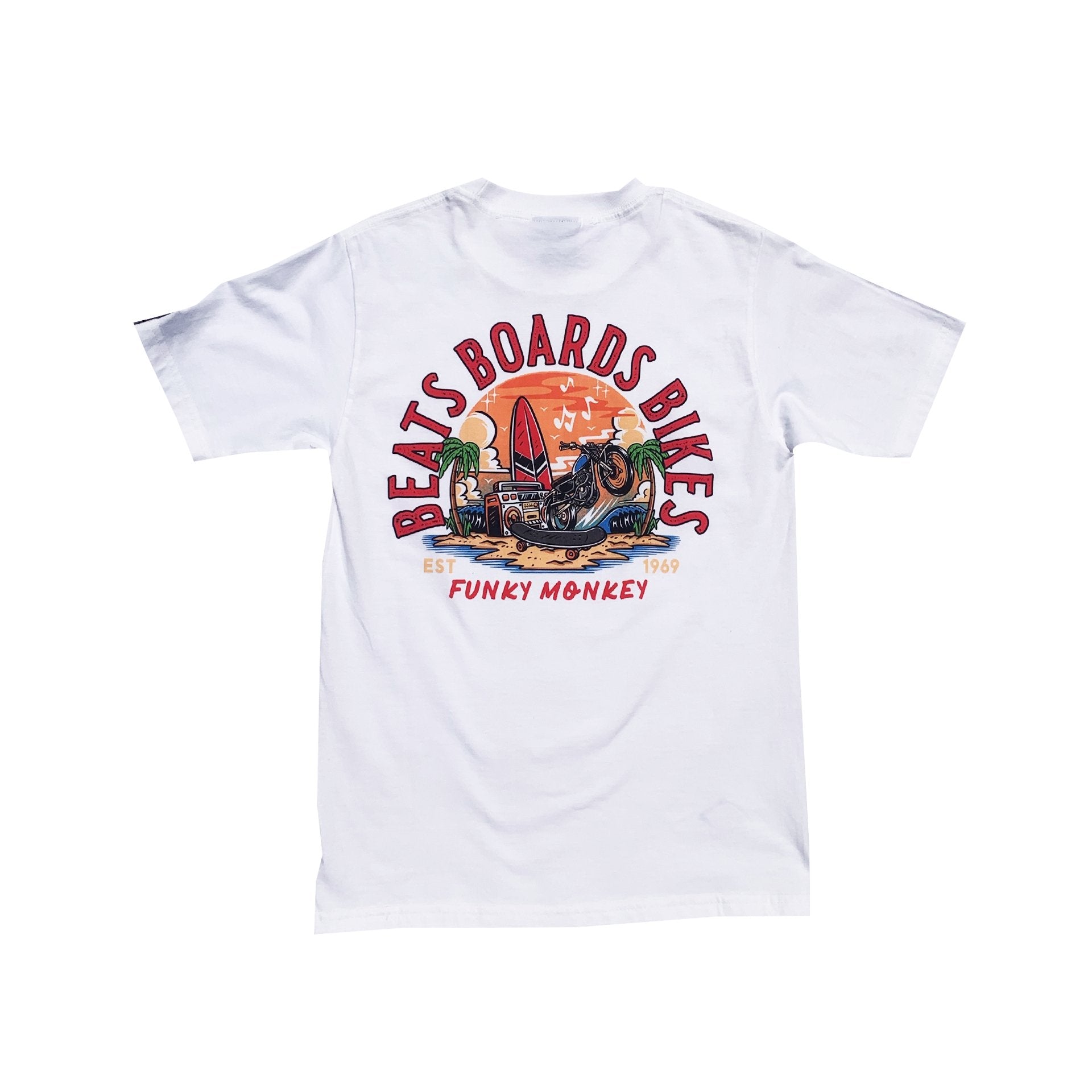 White Funky Monkey: Bikes, Boards Beats - Main Image