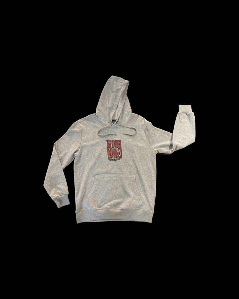 Funky Monkey - Big Head Hoodie - Grey - Creo Customs