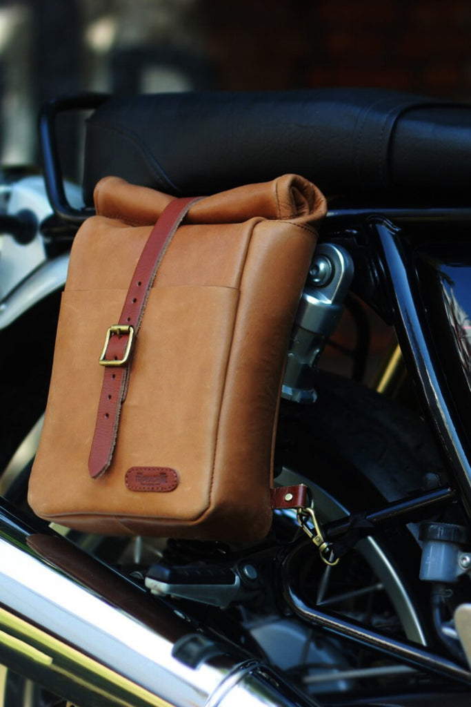 Trip Machine - Mini Pannier (Vintage Tan) - Creo Customs