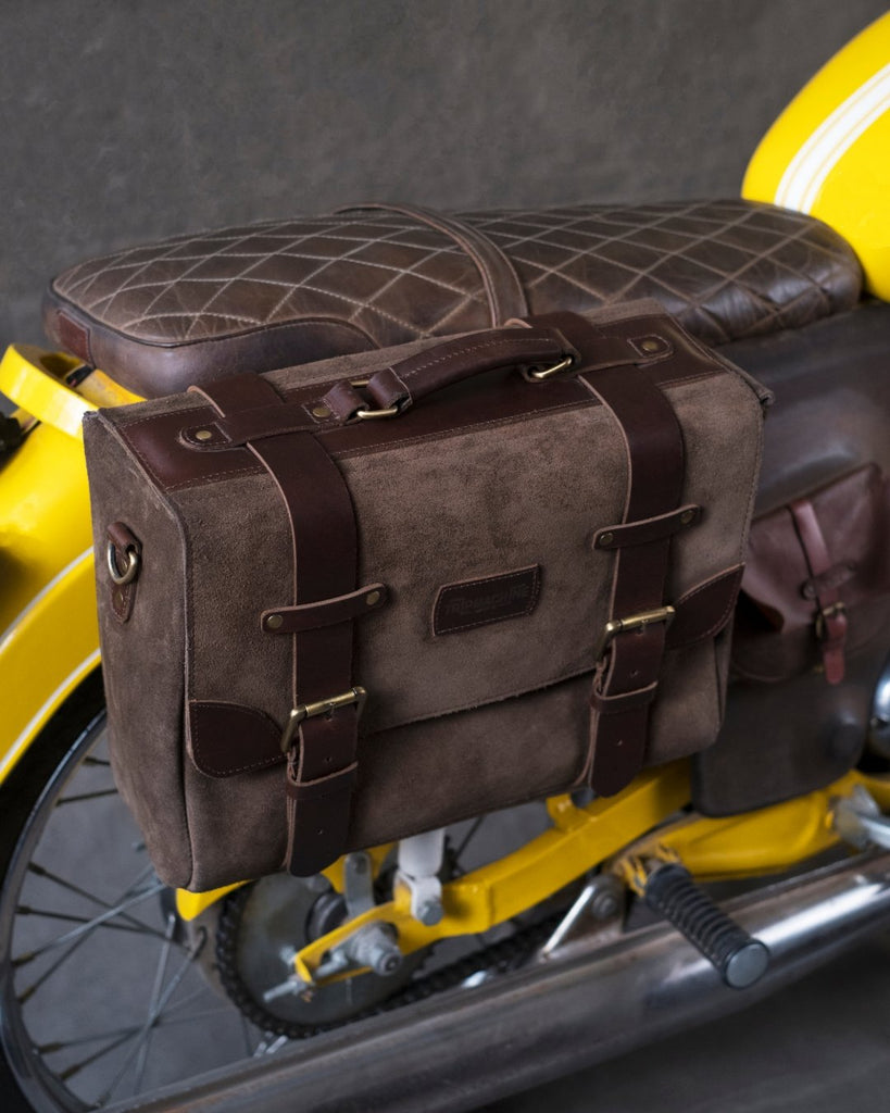 Trip Machine Warrior Saddlebag 2.0 Vintage Brown - Creo Customs